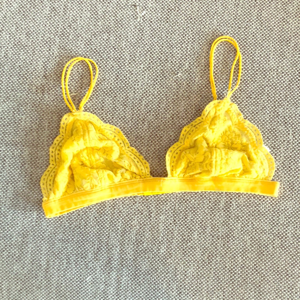 Urban outfitters yellow bralette
